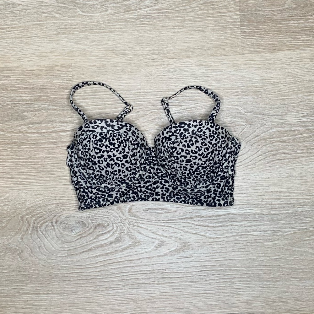 Leopard bikini top - Picture 2 of 3